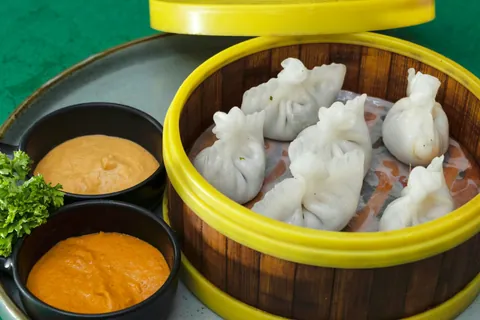 Steamed momo